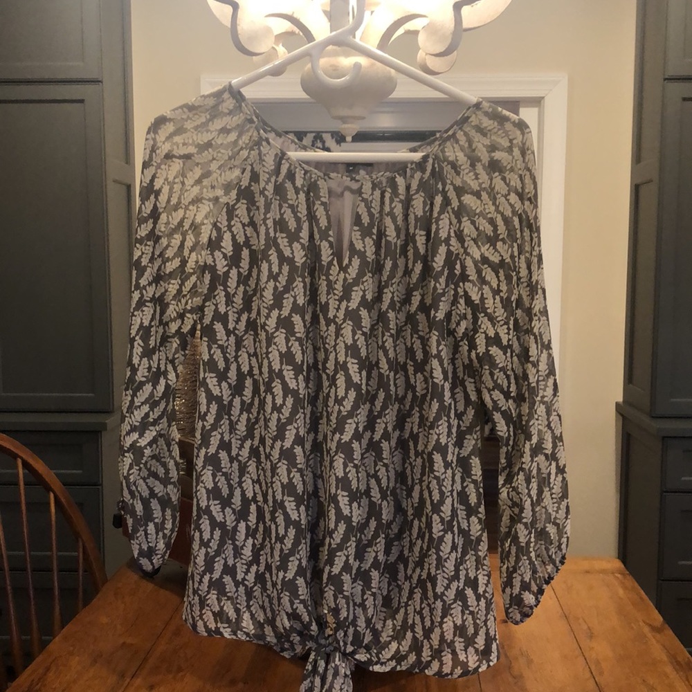 Wes Kei - Elorana Tie Front Blouse